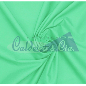 Tecido Tricoline Silky Lisa cor - 5133  (Verde Tiffany)